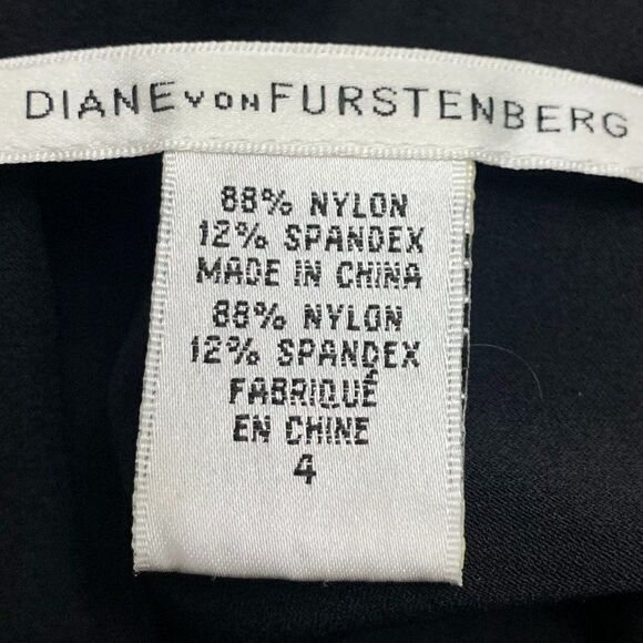 Diane Von Furstenberg V Neck Cap Sleeve Luisa Dress - Picture 6 of 7